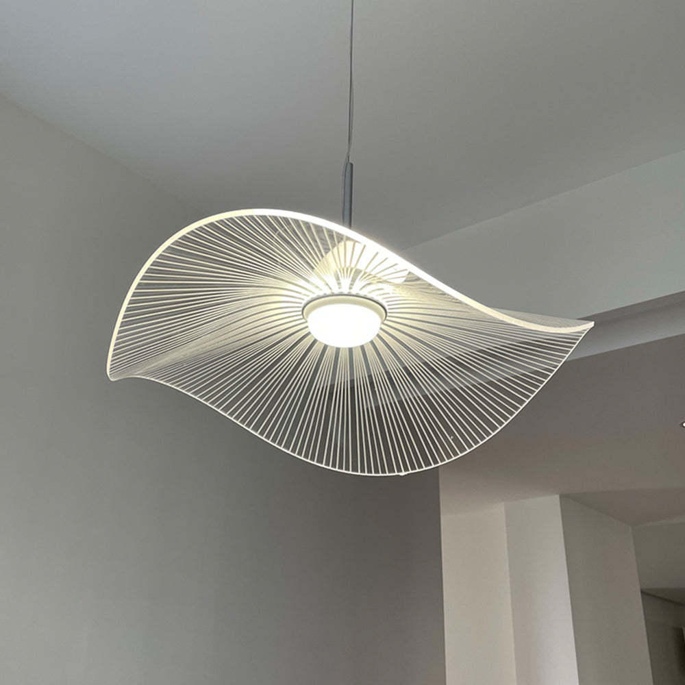Carins Moderna Diseño Minimalista Metal Lámpara Colgante Blanca