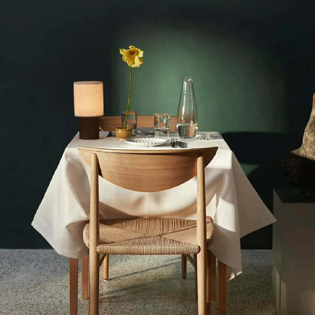 Axis Table Lamp Brown White