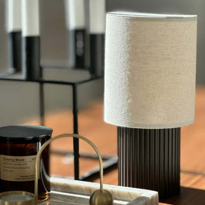 Axis Table Lamp Brown White