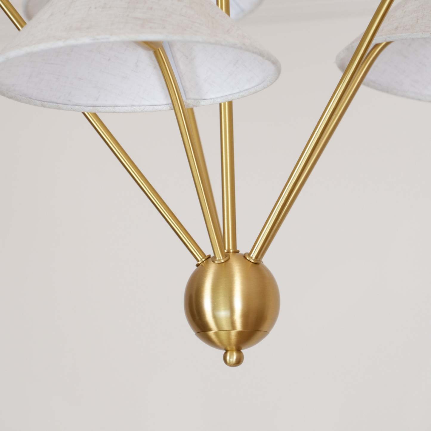 Hakka Cone Shade Branching Chandelier