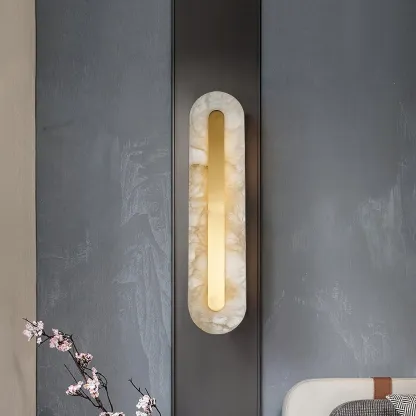 Ozawa Modern Rounded Resin Wall Light Bedroom Hallway Living Room
