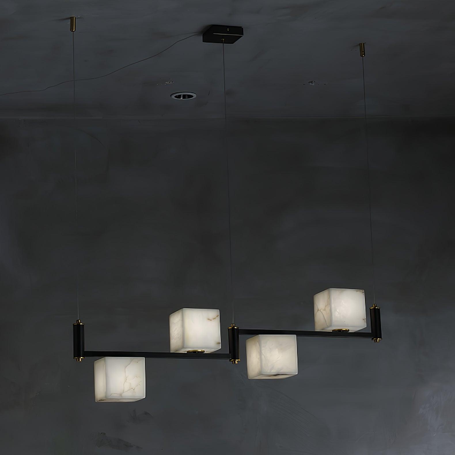 Artelux Alabaster Square Chandelier