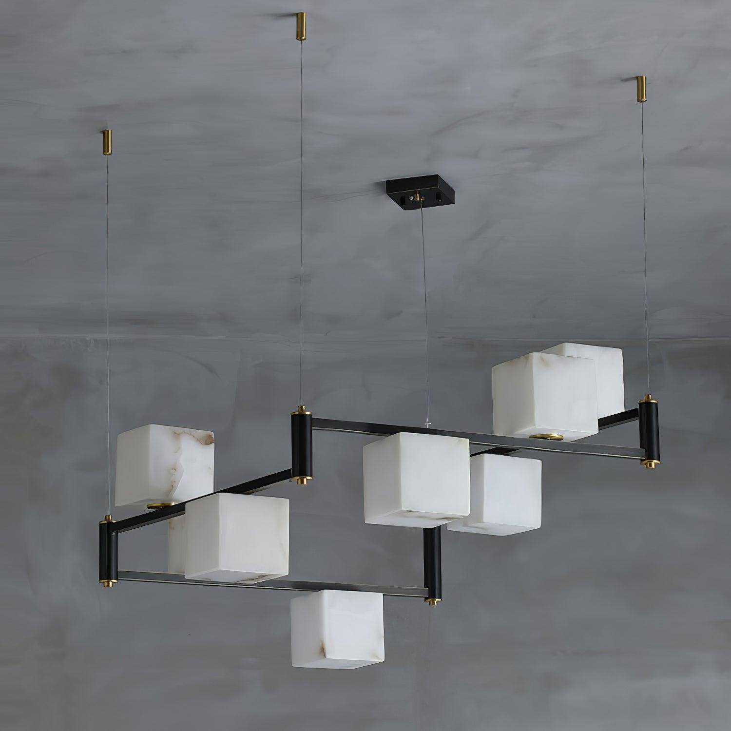 Artelux Alabaster Square Chandelier