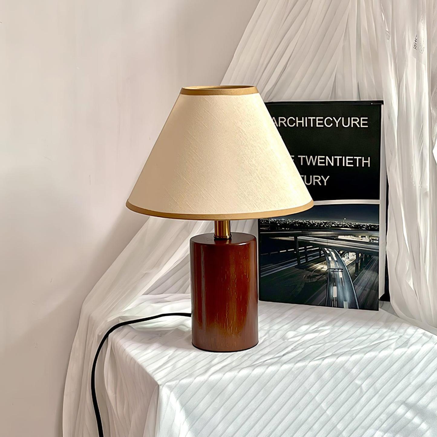 Drift Nordic Cone Wood Table Lamp