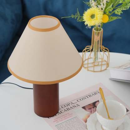 Drift Nordic Cone Wood Table Lamp