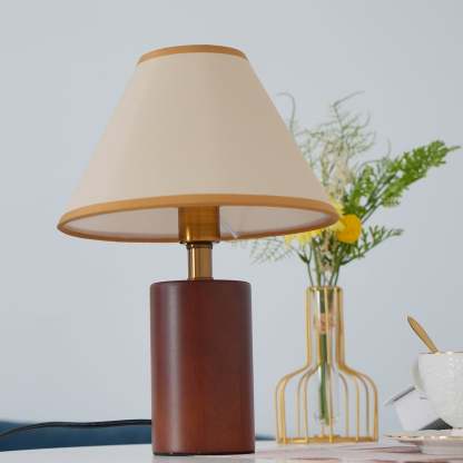 Drift Nordic Cone Wood Table Lamp