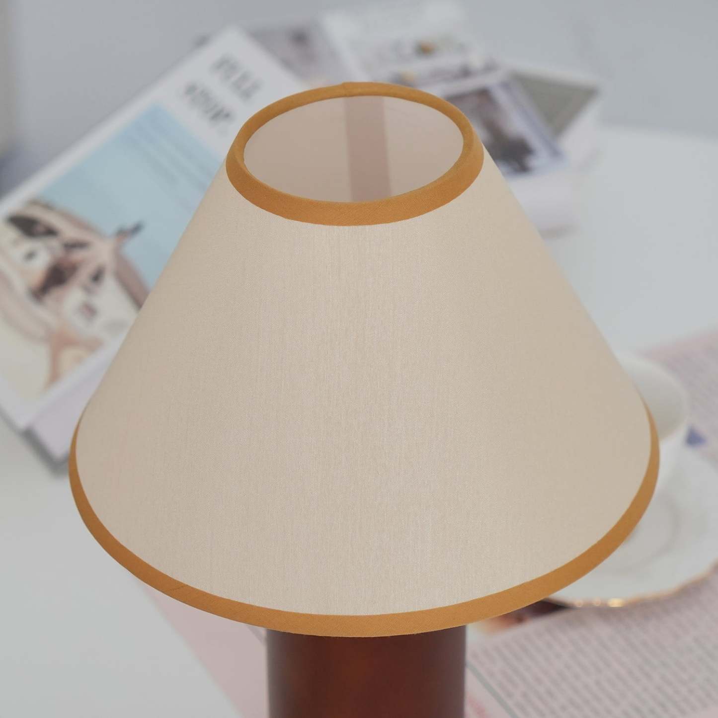 Drift Nordic Cone Wood Table Lamp