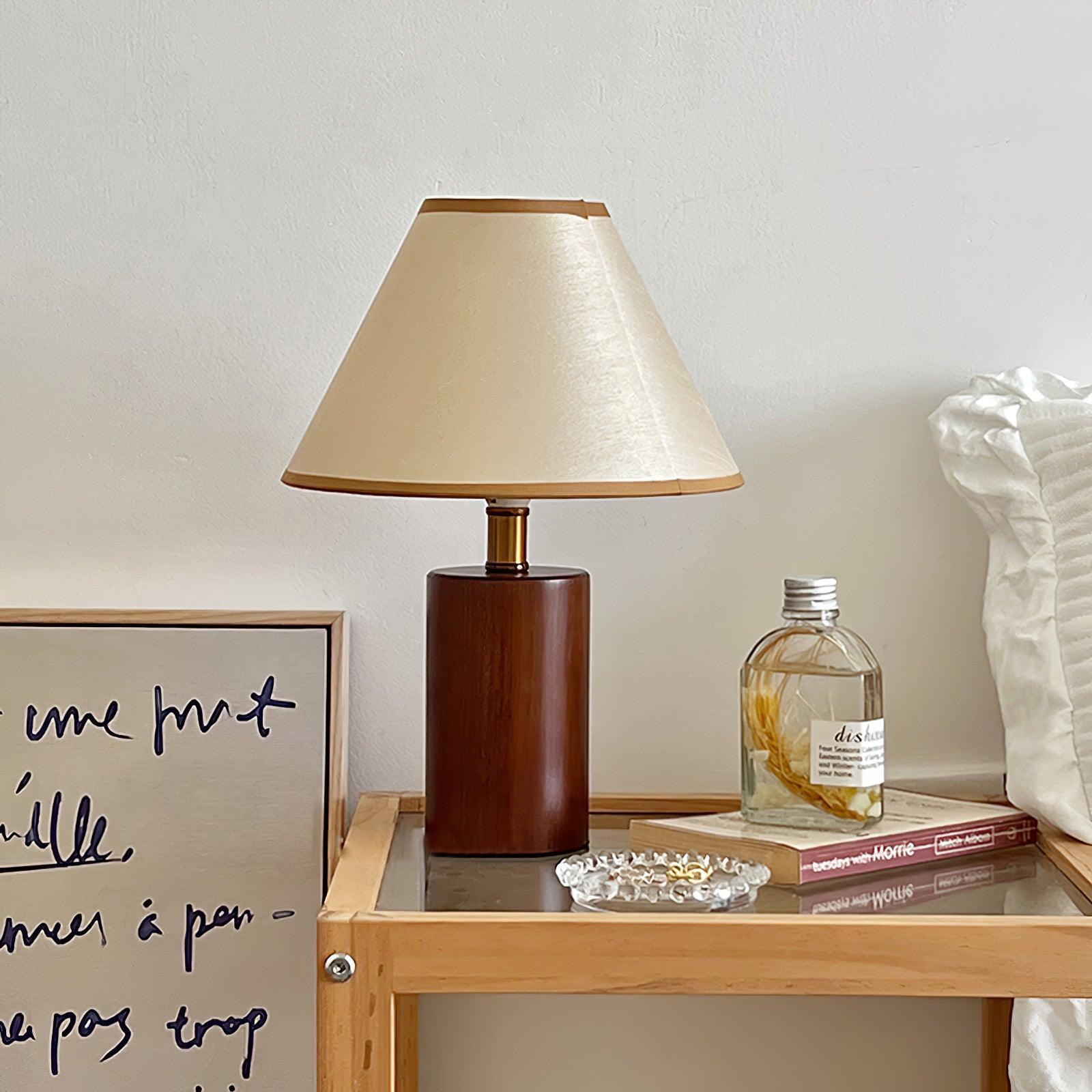 Drift Nordic Cone Wood Table Lamp