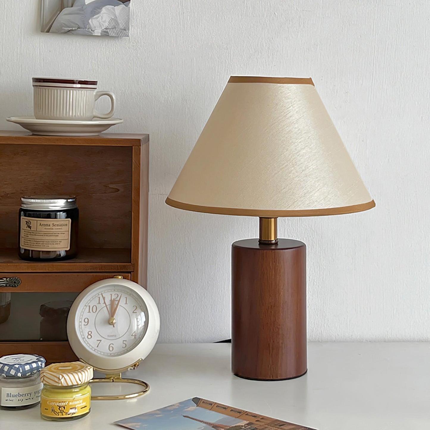 Drift Nordic Cone Wood Table Lamp