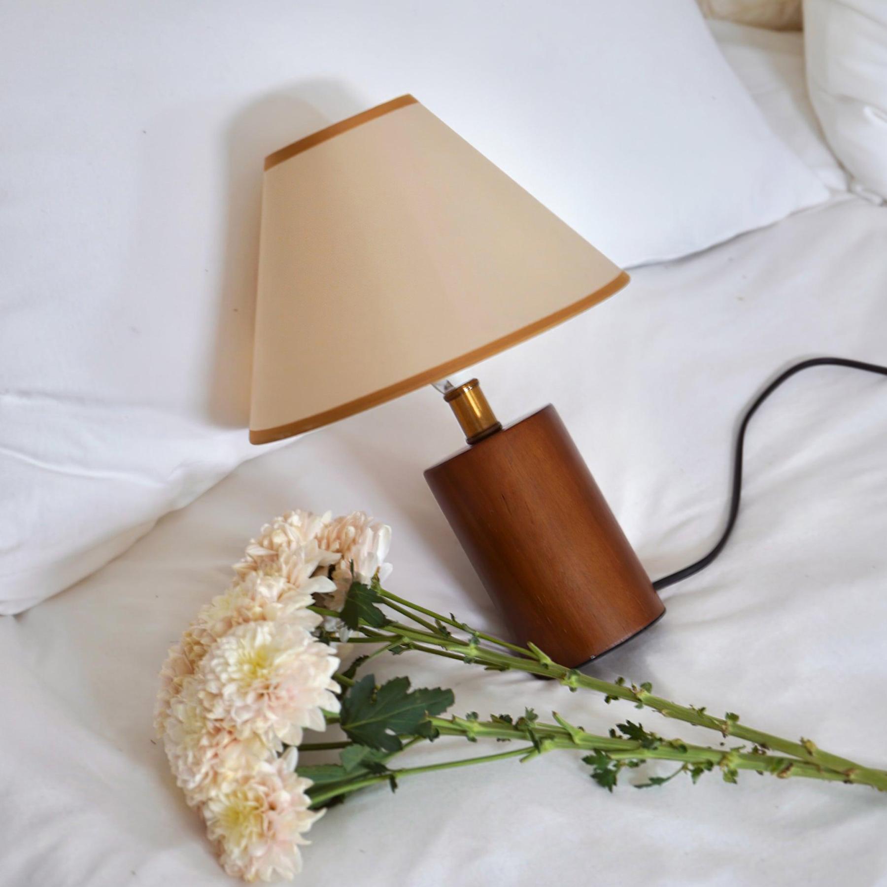 Drift Nordic Cone Wood Table Lamp
