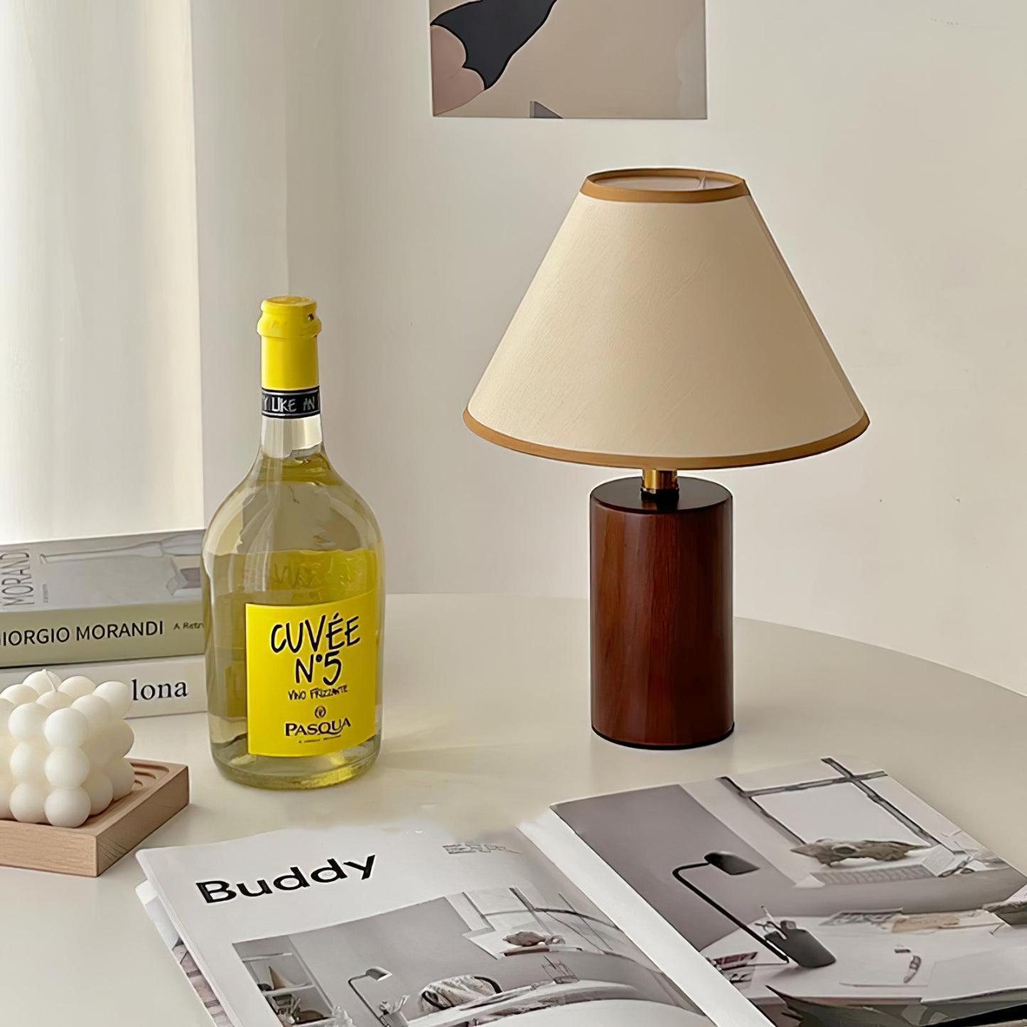 Drift Nordic Cone Wood Table Lamp