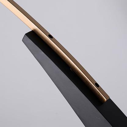 Axis Curved Iron Fabric Floor Lamp