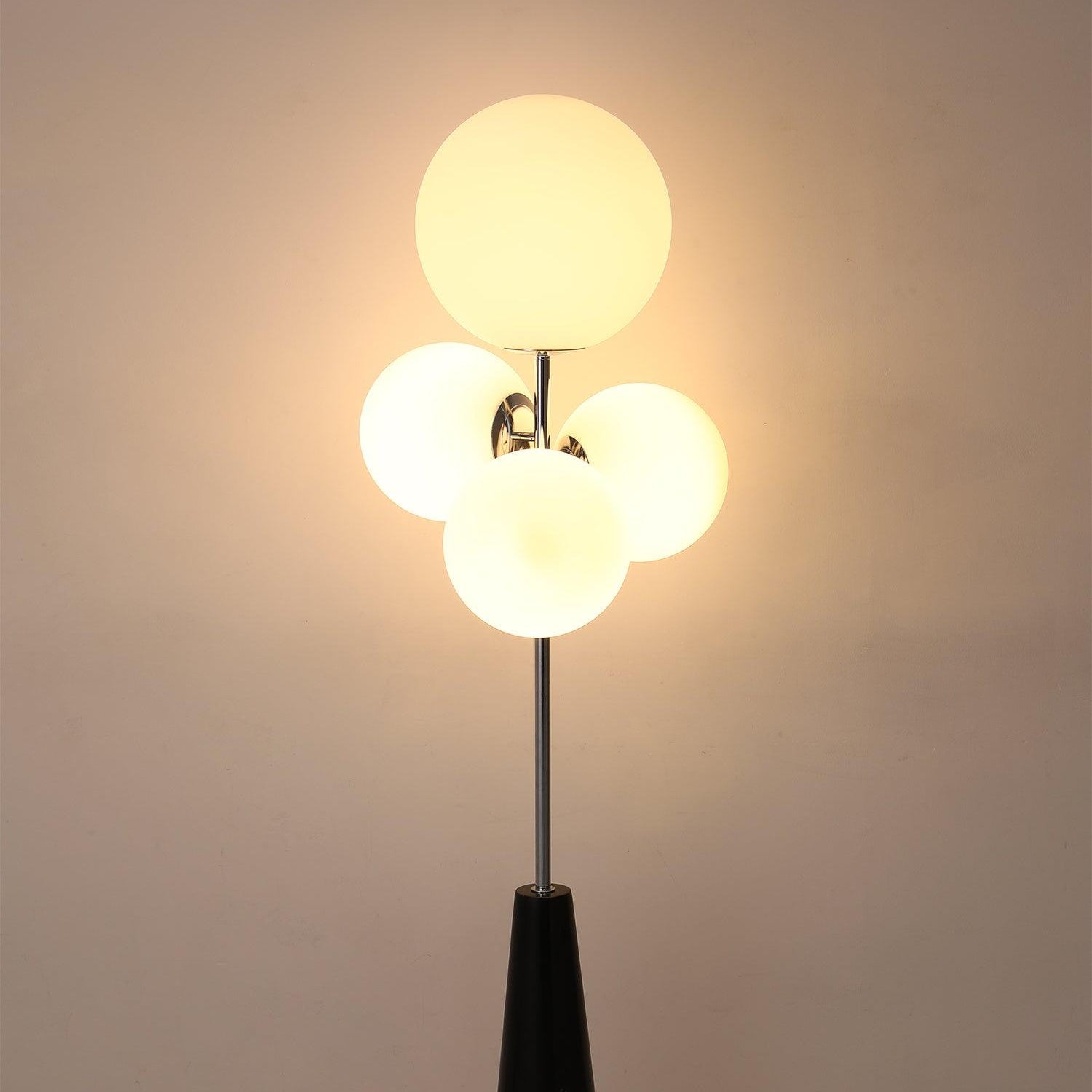 Verona Lava Column Glass Floor Lamp