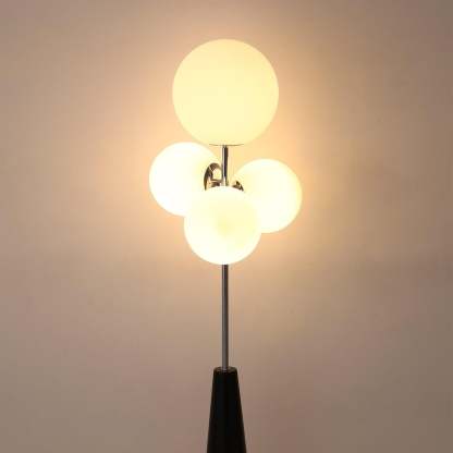 Verona Lava Column Glass Floor Lamp