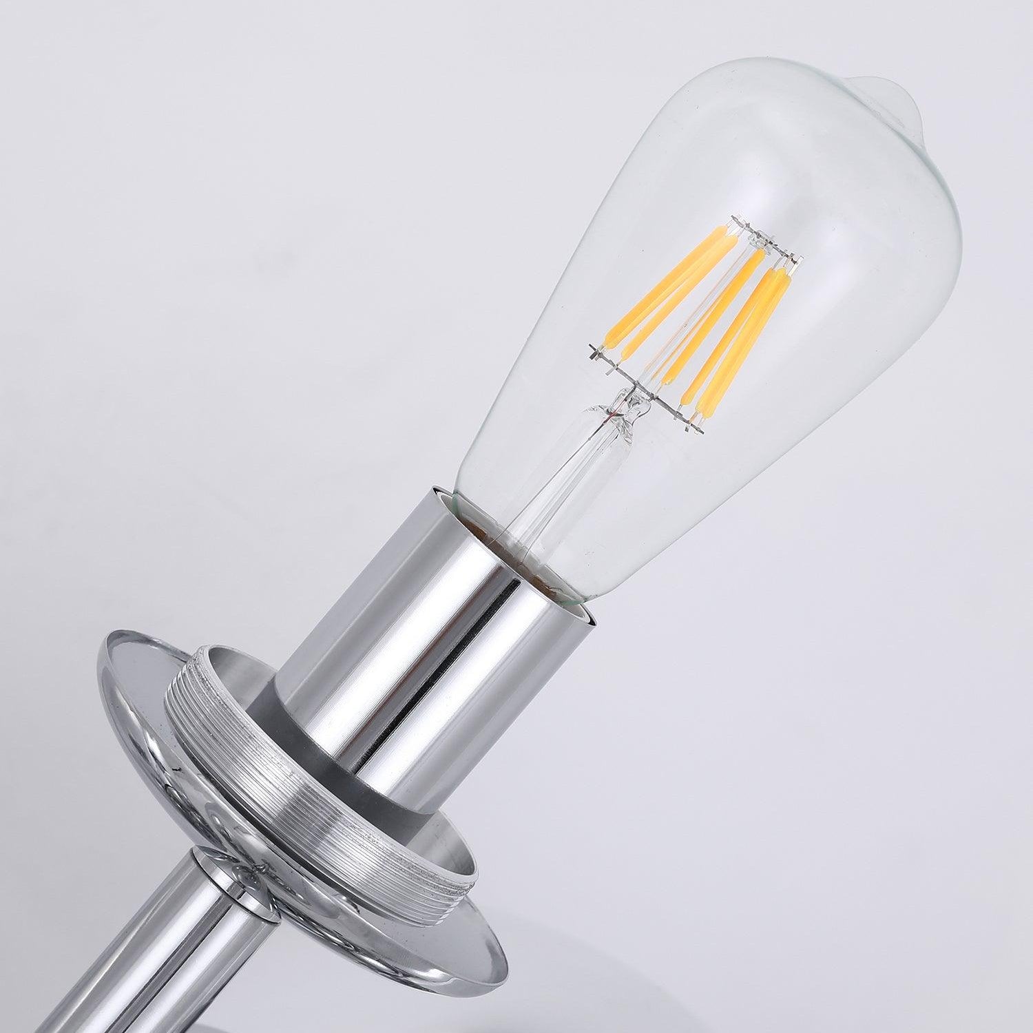 Verona Lava Column Glass Floor Lamp
