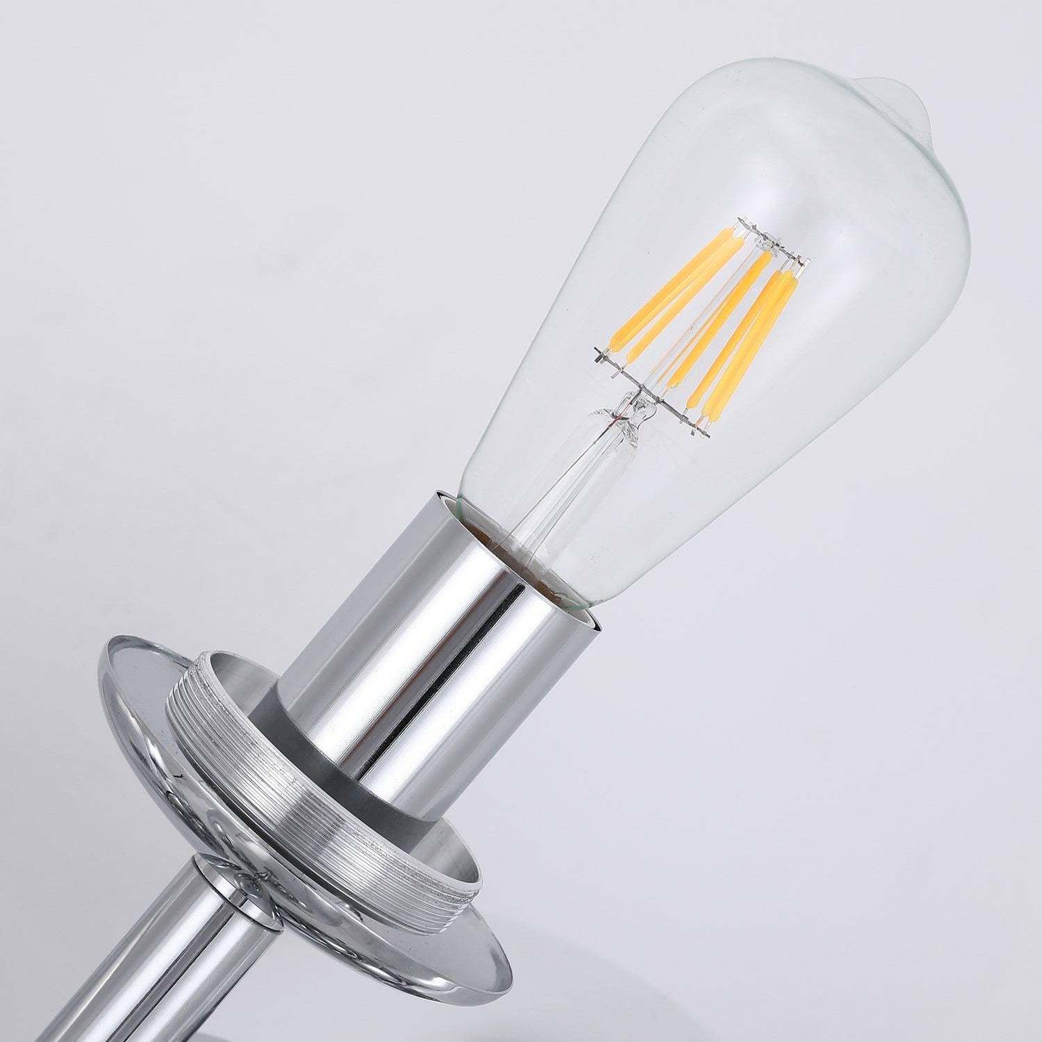 Verona Lava Column Glass Floor Lamp