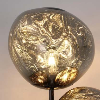 Verona Lava Column Glass Floor Lamp