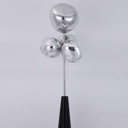 Verona Lava Column Glass Floor Lamp