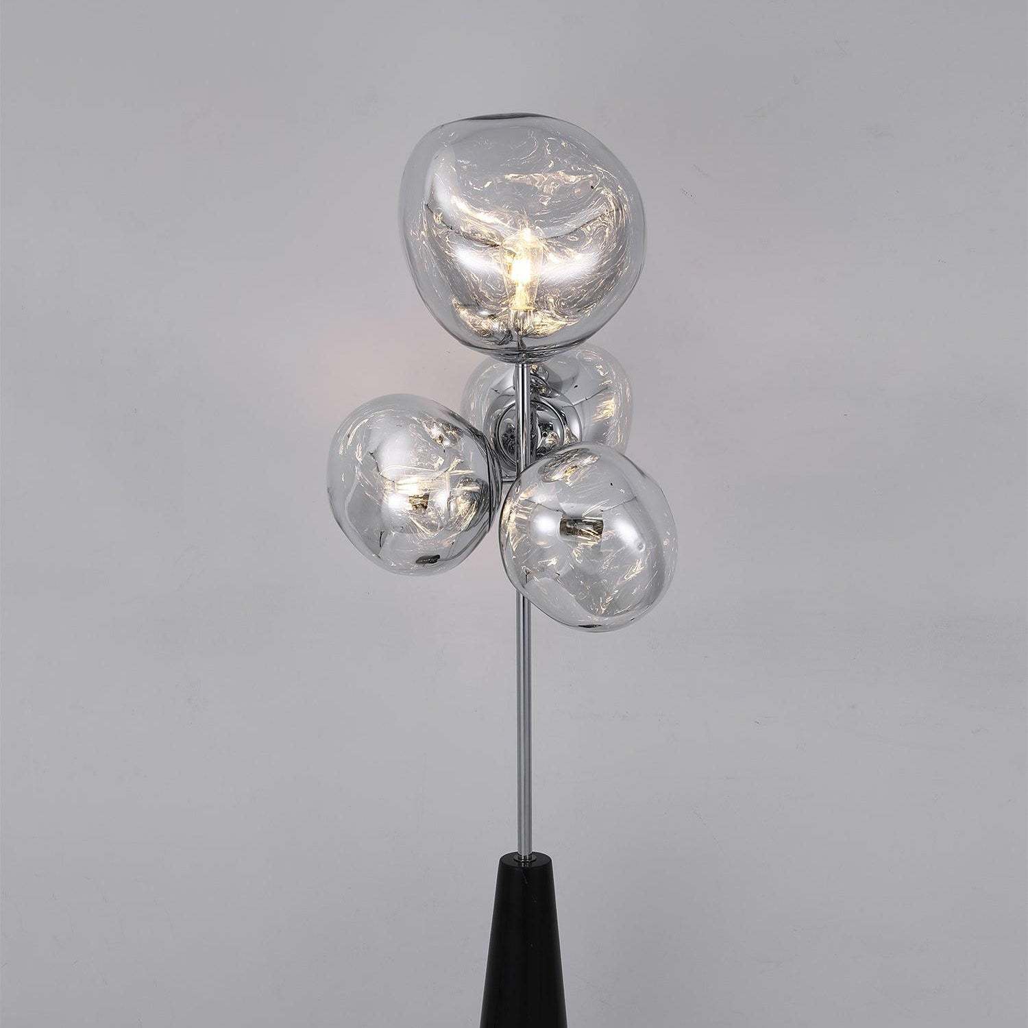 Verona Lava Column Glass Floor Lamp