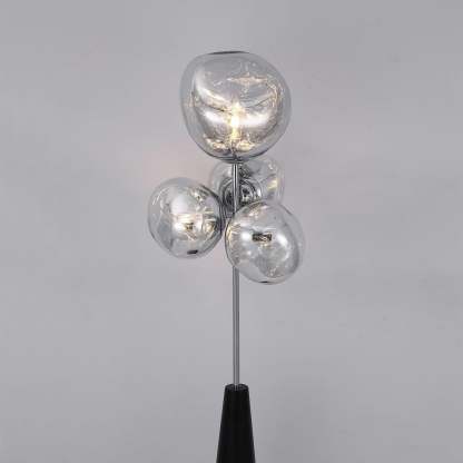 Verona Lava Column Glass Floor Lamp
