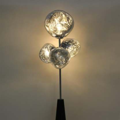 Verona Lava Column Glass Floor Lamp