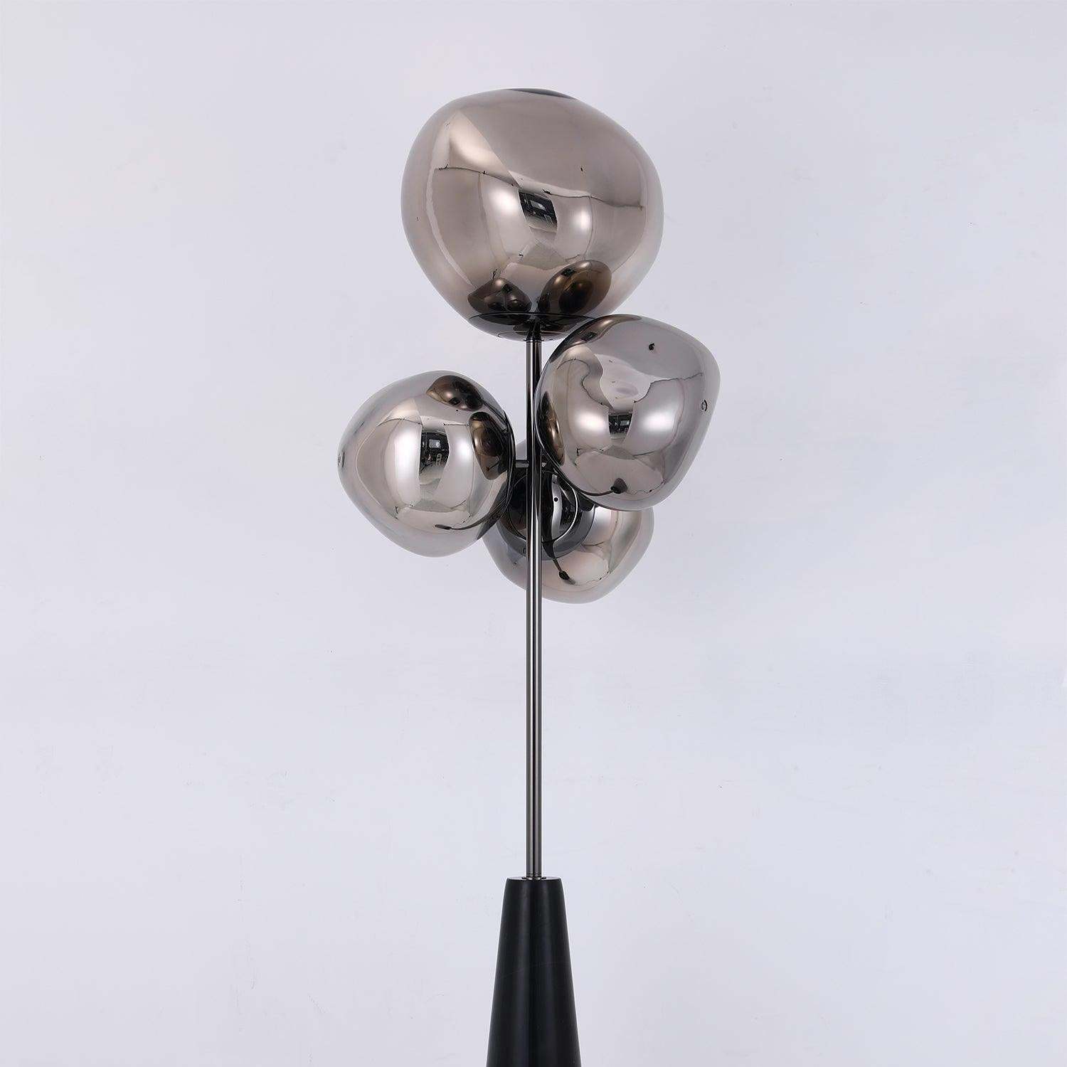 Verona Lava Column Glass Floor Lamp