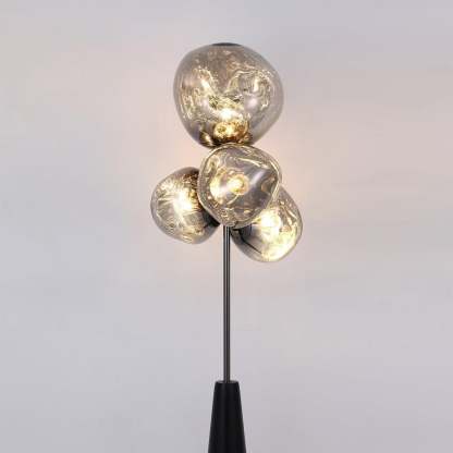 Verona Lava Column Glass Floor Lamp