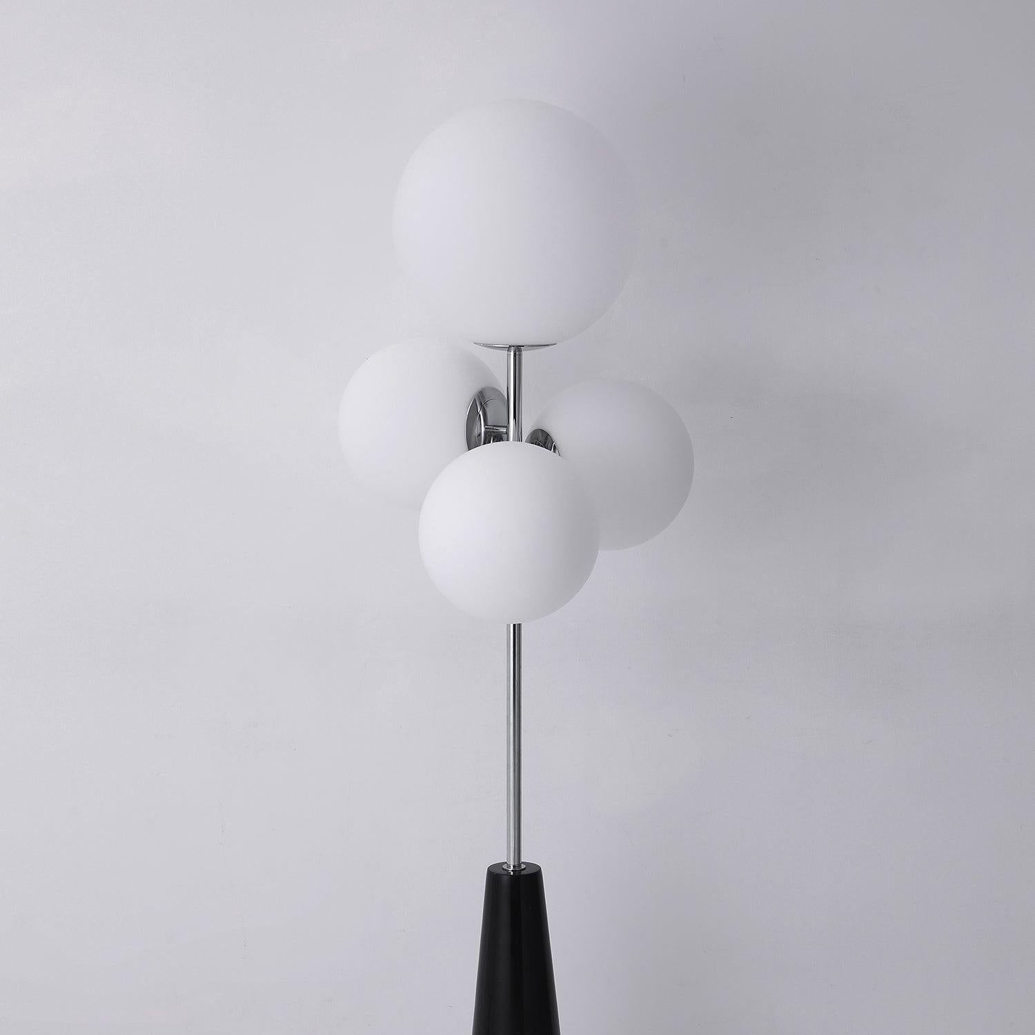 Verona Lava Column Glass Floor Lamp