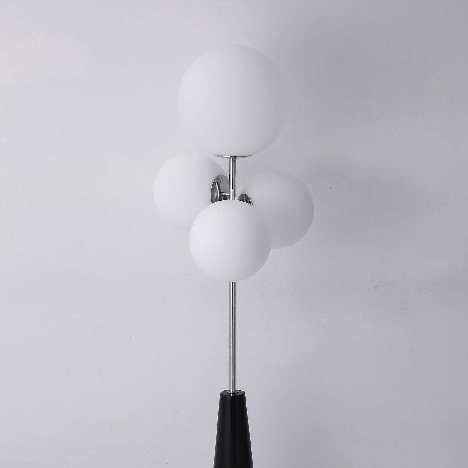 Verona Lava Column Glass Floor Lamp