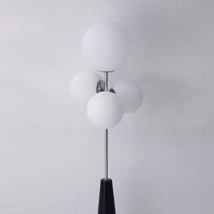 Verona Lava Column Glass Floor Lamp