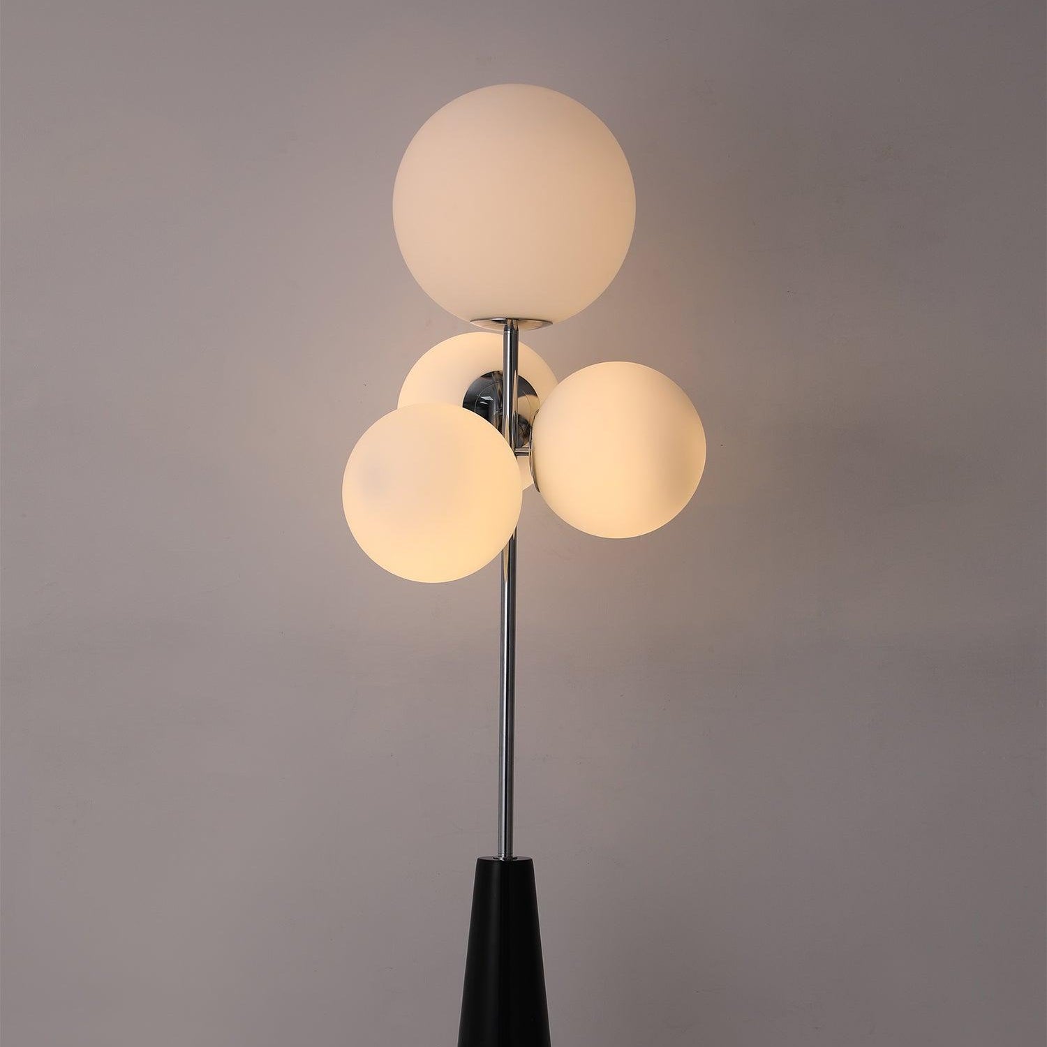 Verona Lava Column Glass Floor Lamp