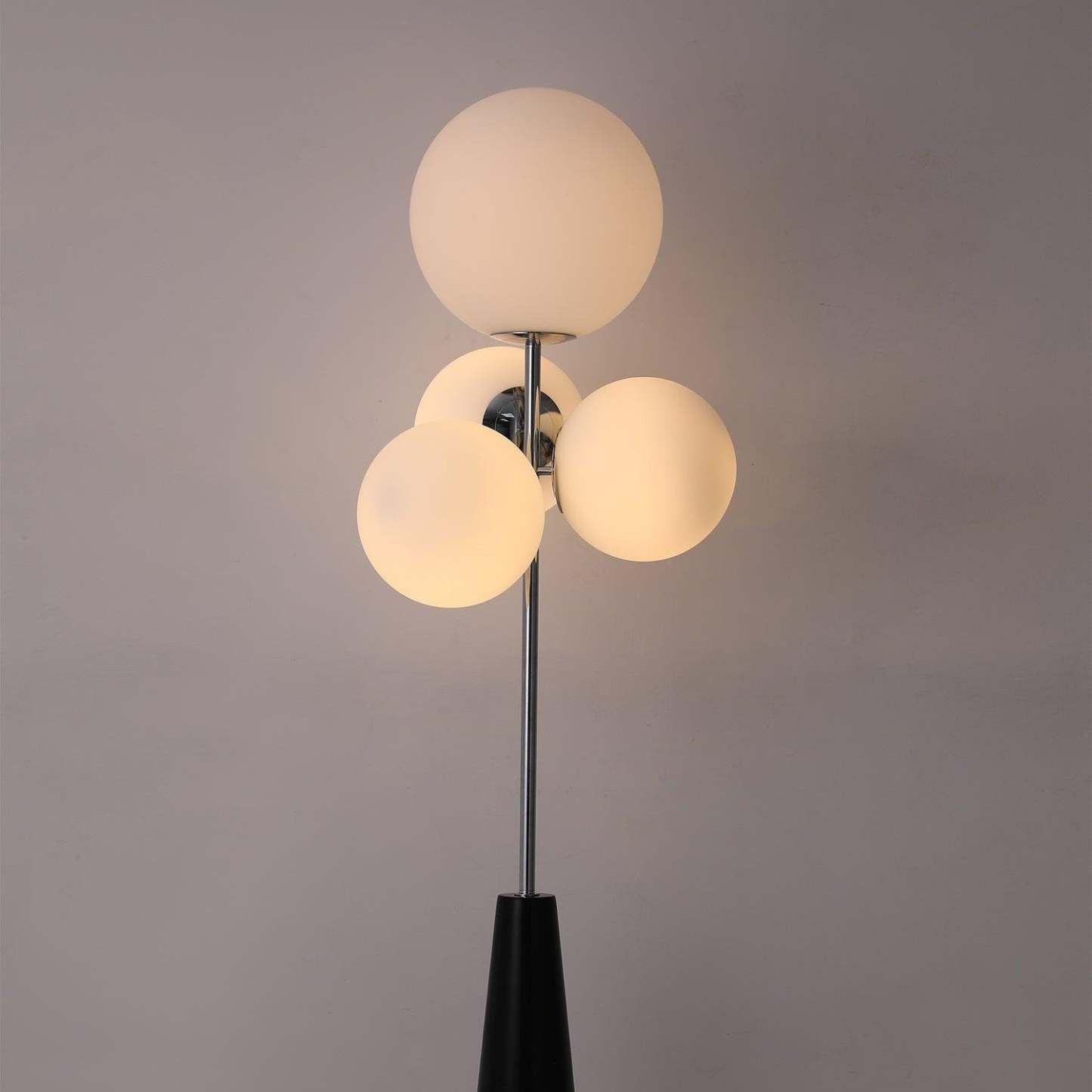 Verona Lava Column Glass Floor Lamp