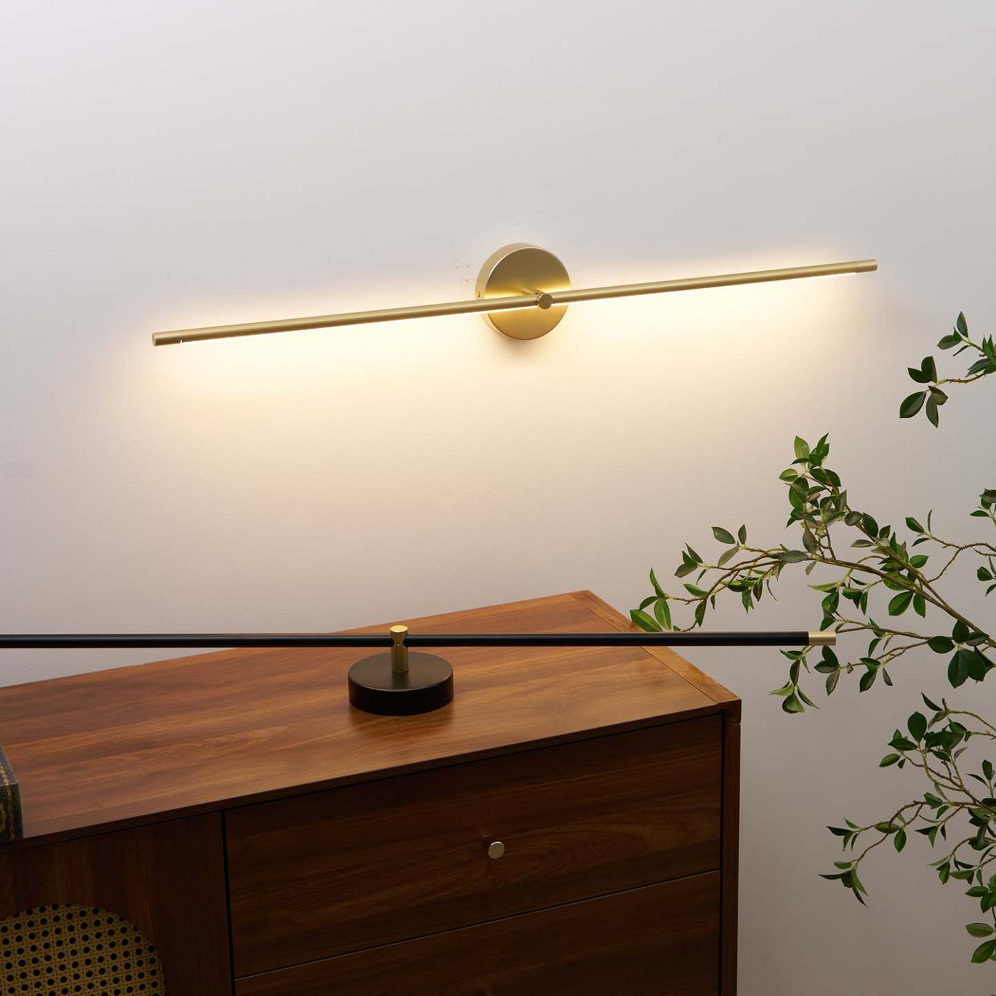 Minimalista Lineal LED Enchufe Aplique