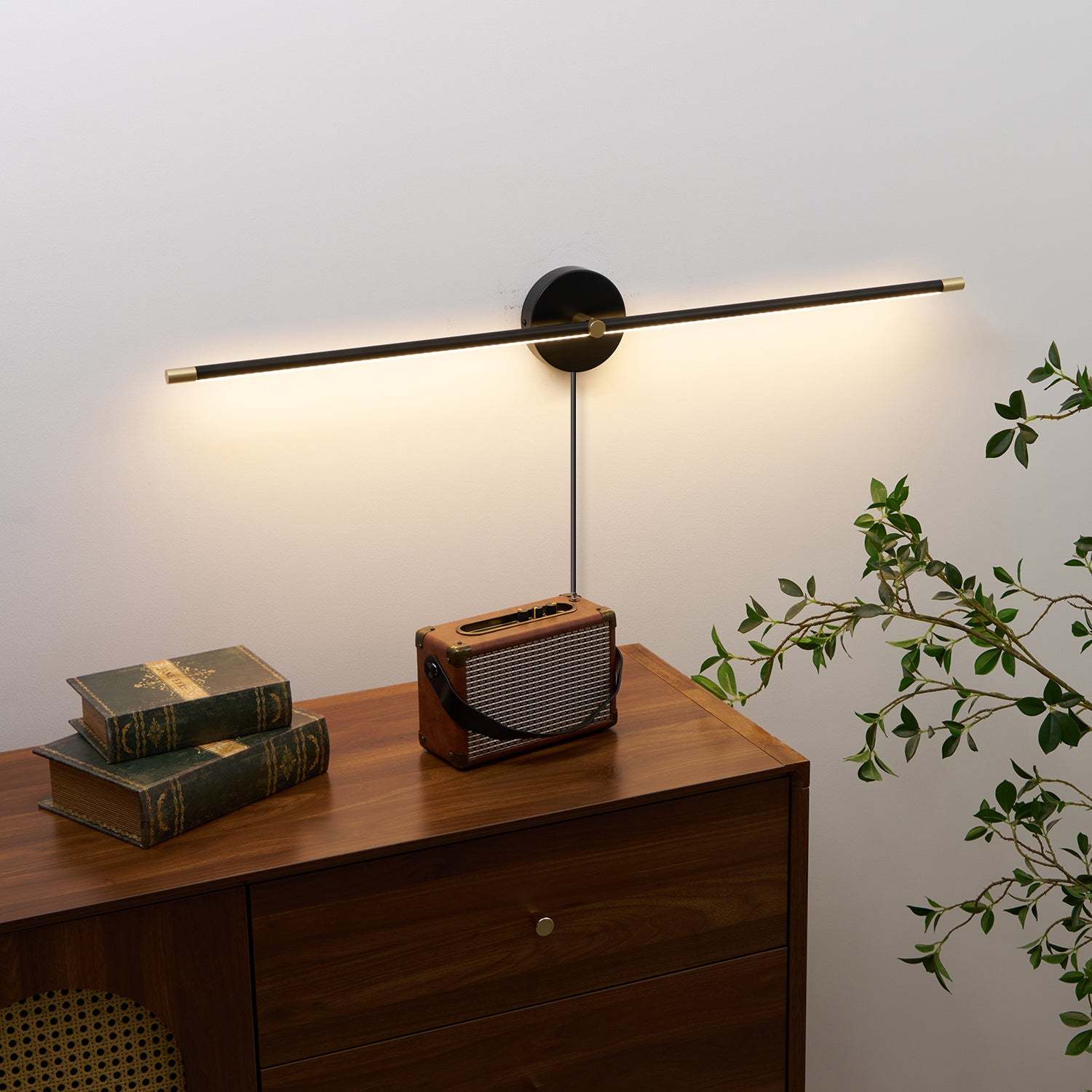 Minimalista Lineal LED Enchufe Aplique