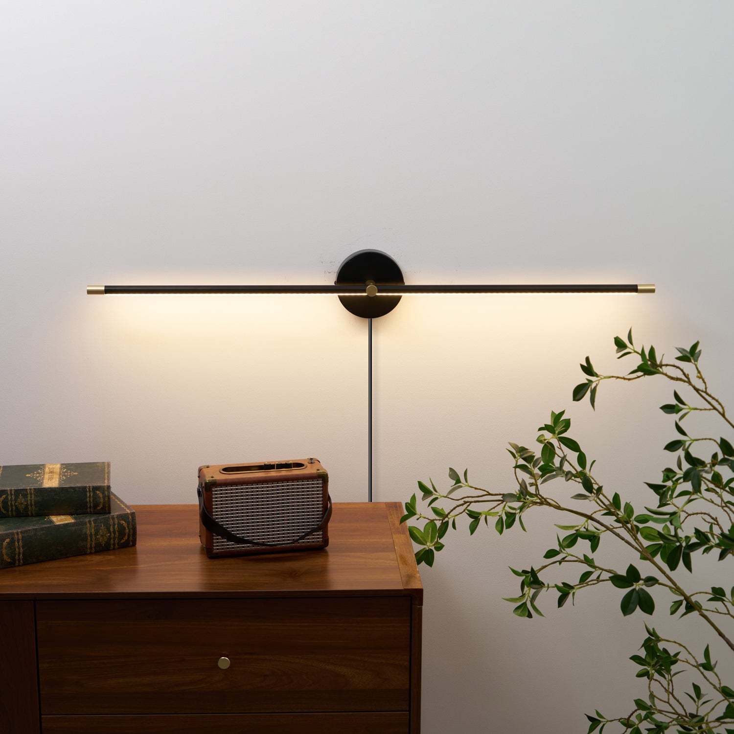 Minimalista Lineal LED Enchufe Aplique