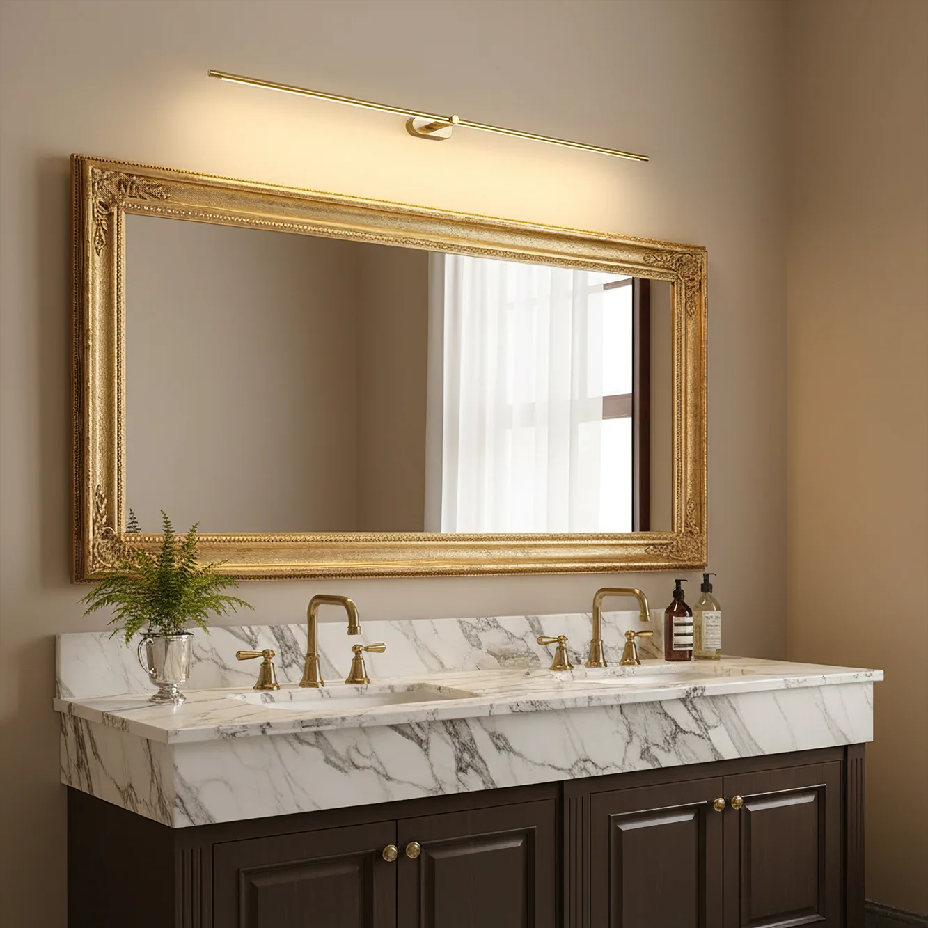 Axis Minimalist Linear Metal Wall Light