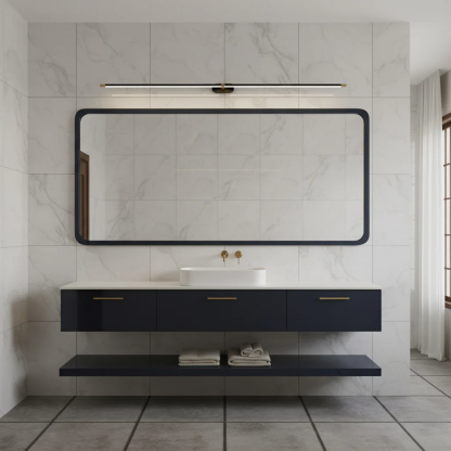 Axis Minimalist Linear Metal Wall Light