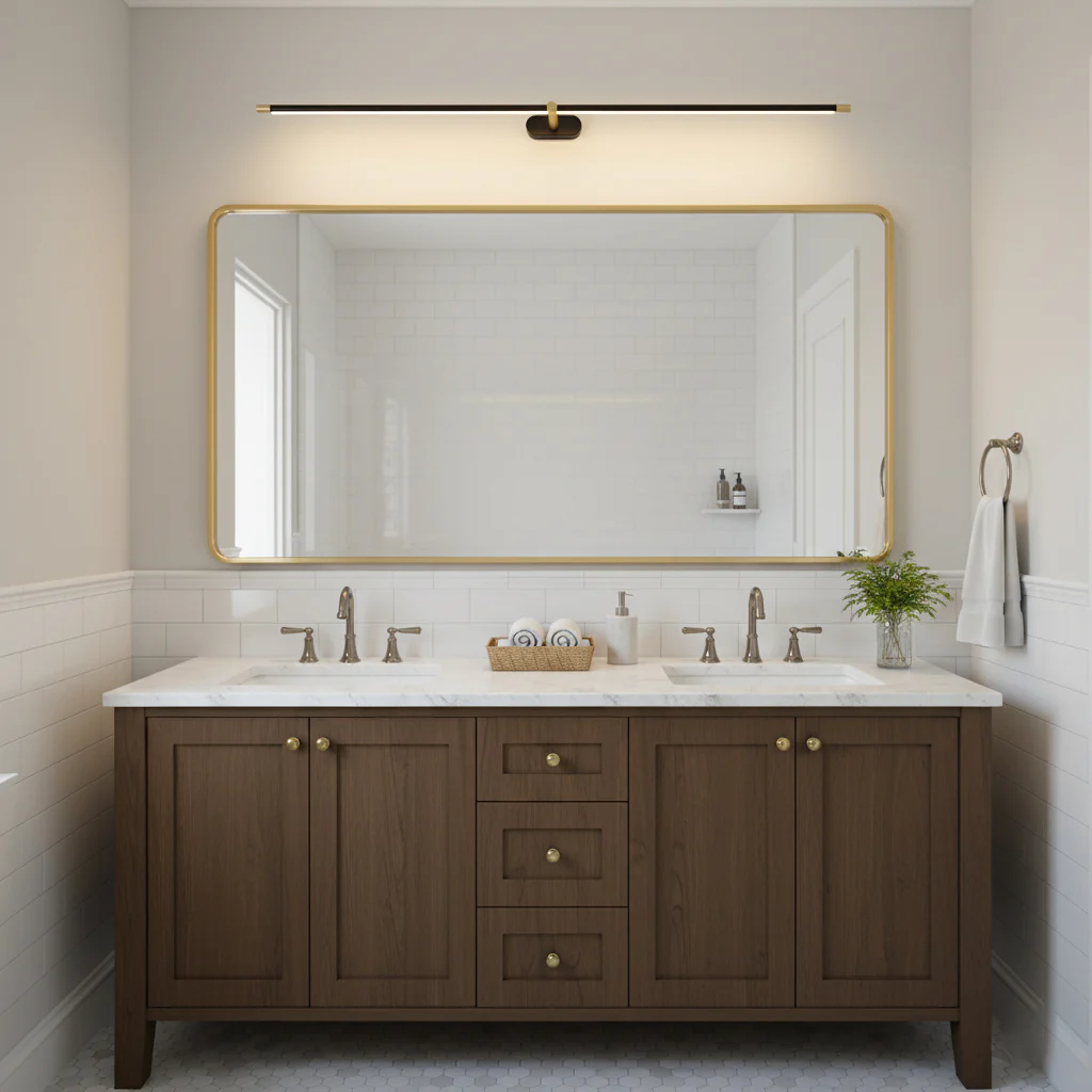 Axis Minimalist Linear Metal Wall Light