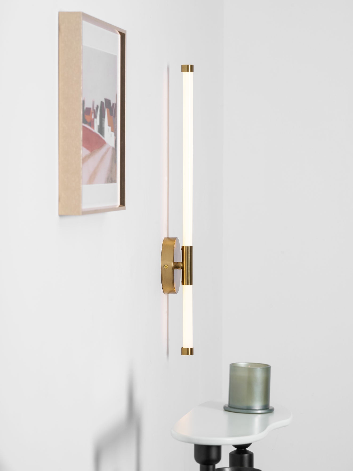 Minimalista Vertical Aplique