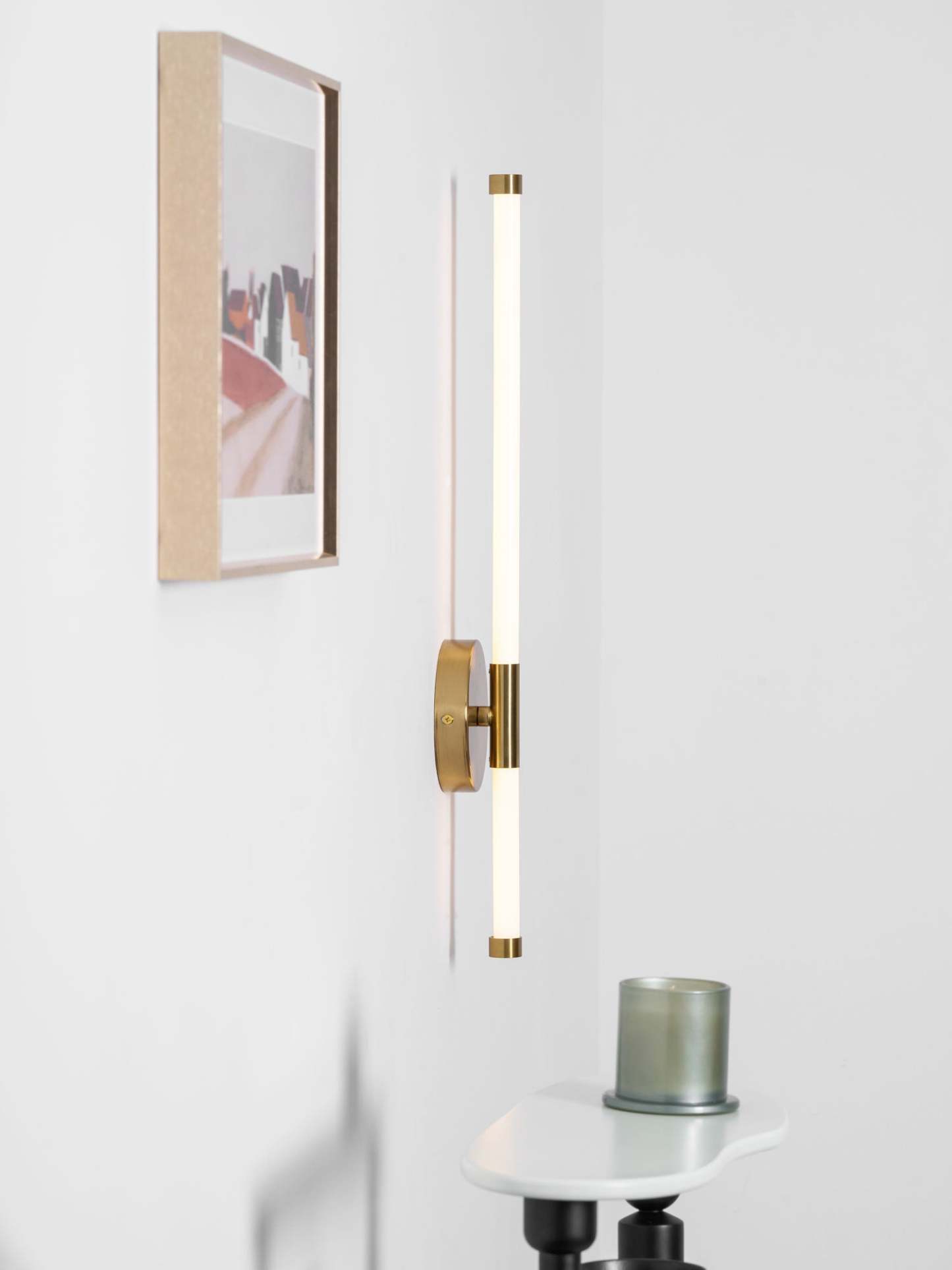 Minimalista Vertical Aplique