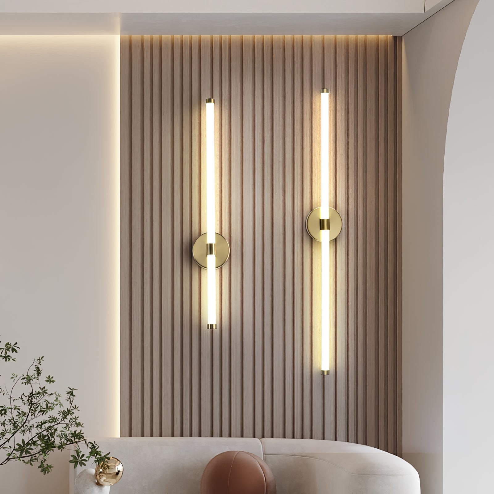 Minimalista Vertical Aplique