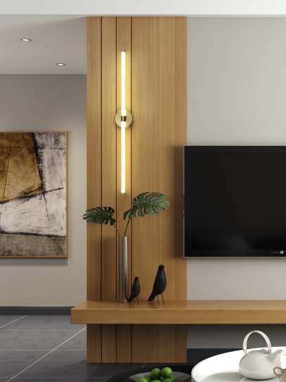 Minimalista Vertical Aplique
