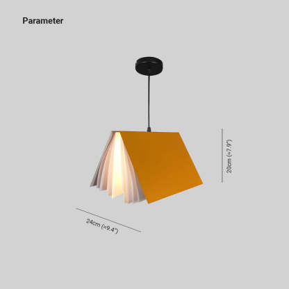 Minori Creativo Colorido Lámpara Colgante Book