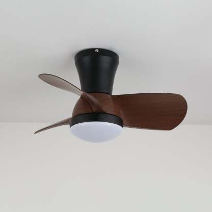 Ventilador de Techo Moderno Avelo con Luz y Madera, mando a distancia para ventilador y luz
