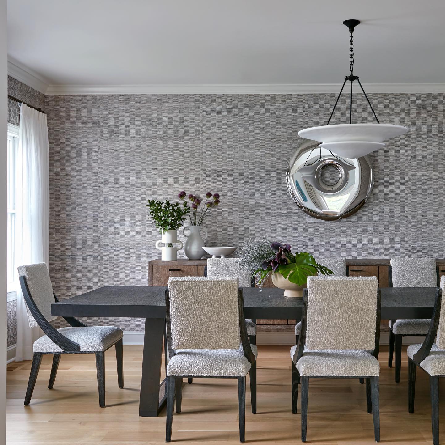 Retro Plaster Brass Chandelier