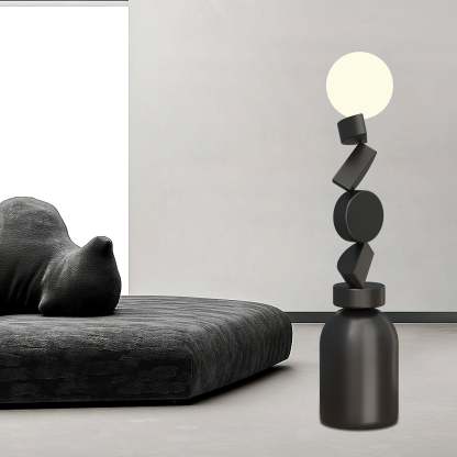 Retro Totem Block Floor Lamp
