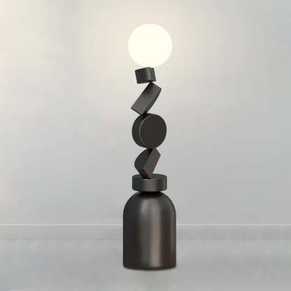 Retro Totem Block Floor Lamp