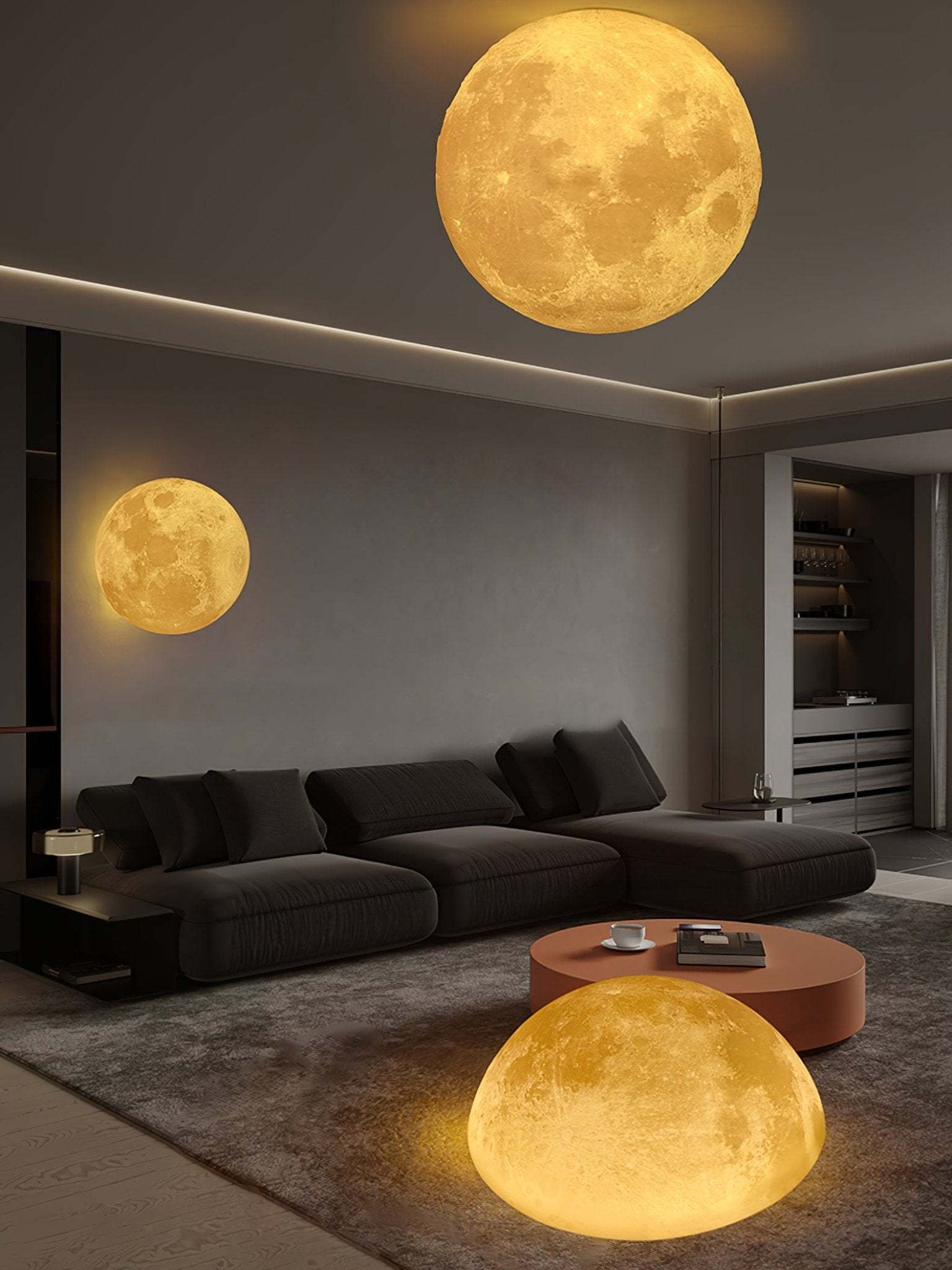 Moon 3D Aplique