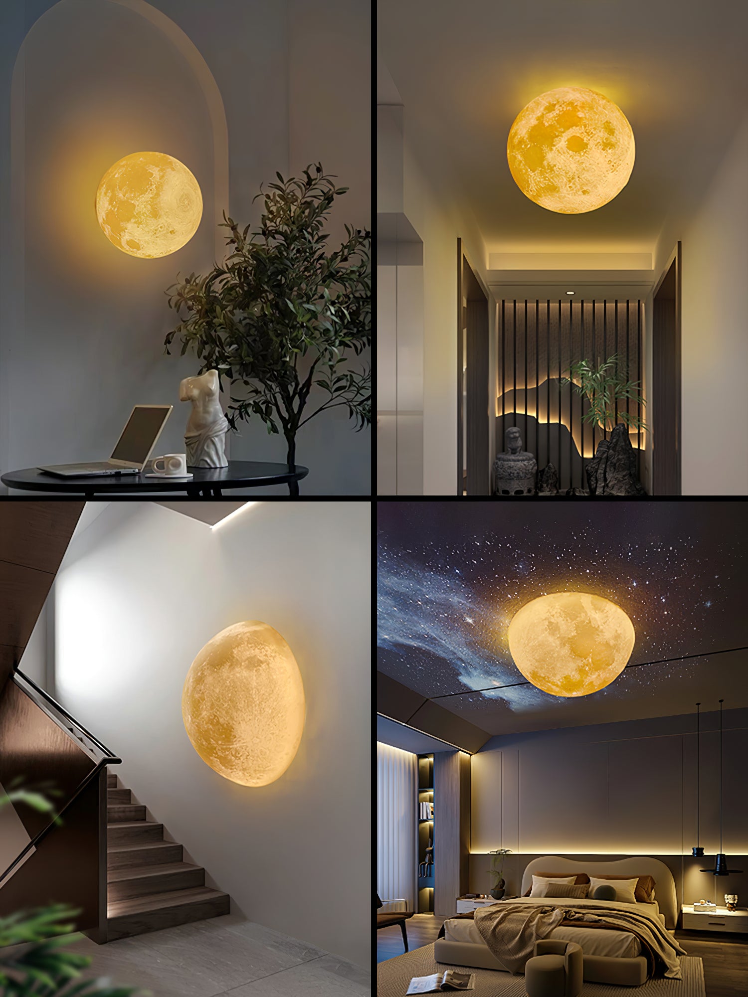 Moon 3D Aplique