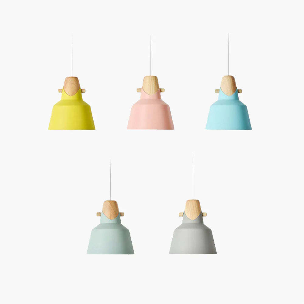 Morandi LED Lámpara Colgante Dormitorio/Estudio Metal